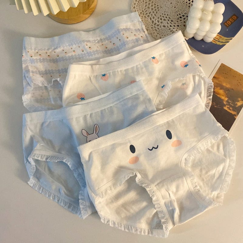 Women's Kawaii Cute Cat Printed Underwear Set – Kawaiifashion