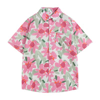 Camicia stampata floreale Harajuku da donna