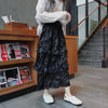 Women's Korean Style Multi-layer Ruffled Chiffon Skirt