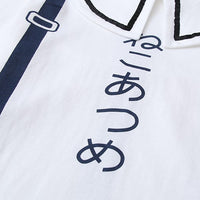 Camiseta con estampado de gato de color muñeca estilo Harajuku para mujer