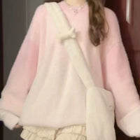 Maglione sfumato stile coreano da donna