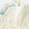 Women's Vintage Knitted Splice Slip Dress