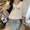 Women's Lolita Doll Collar Ruffled Shirt