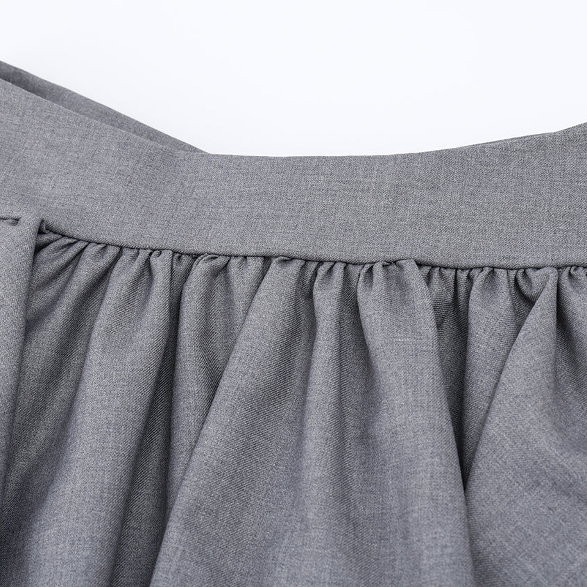 Women's Kawaii Bowknot Draped Skirt