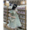 Women's Lolita Doll Collar Floral Printed Dress
