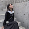 Vintage Black Little Dress - Kawaiifashion