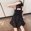 Women's Korean Fashion High-waisted Slip Dresses