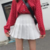 GJOY High-waist Pleated Skirt-Kawaiifashion