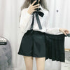 Goth Plaid A-line Skirt - Kawaiifashion