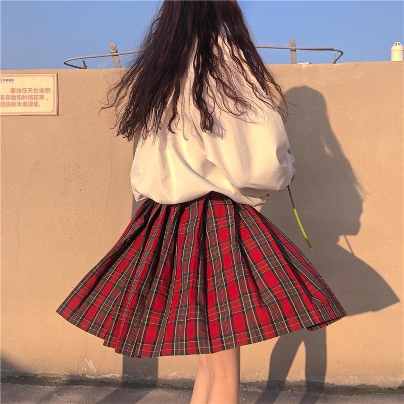 Harajuku A-line Pleated Skirt-Kawaiifashion