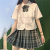 Harajuku High-waist Plaid Skirt-Kawaiifashion