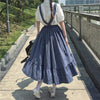 Harajuku Mid-length Overall Dress-Kawaiifashion