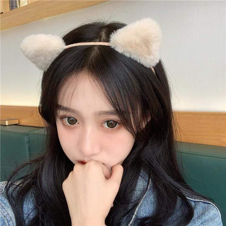 Fascia per capelli con orecchie di gatto Kawaii-Kawaiifashion