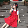 Kawaii Cherry A-line Dress-Kawaiifashion
