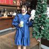 Kawaii Single-breasted Dress With Pleats-Kawaiifashion
