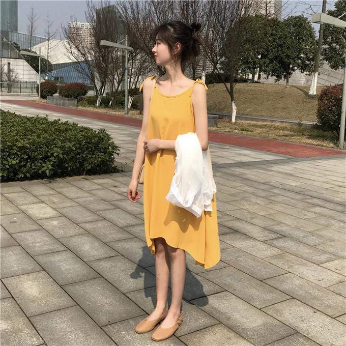 Kawaii Sleeveless A-line Dress-Kawaiifashion