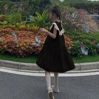 Kawaii V-neck Sleeveless Dress-Kawaiifashion