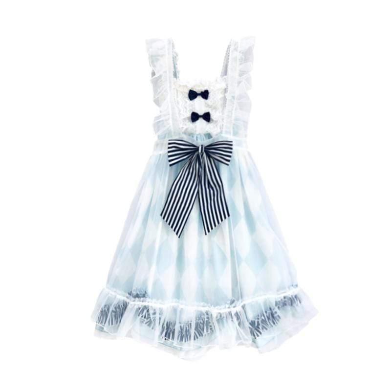 Lolita High-waist Lace Dress-Kawaiifashion
