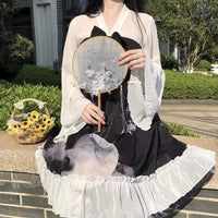 Vestido Falbala de Encaje Lolita-Kawaiifashion