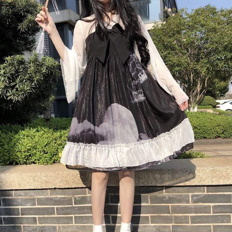 Lolita Lace Falbala Dress-Kawaiifashion