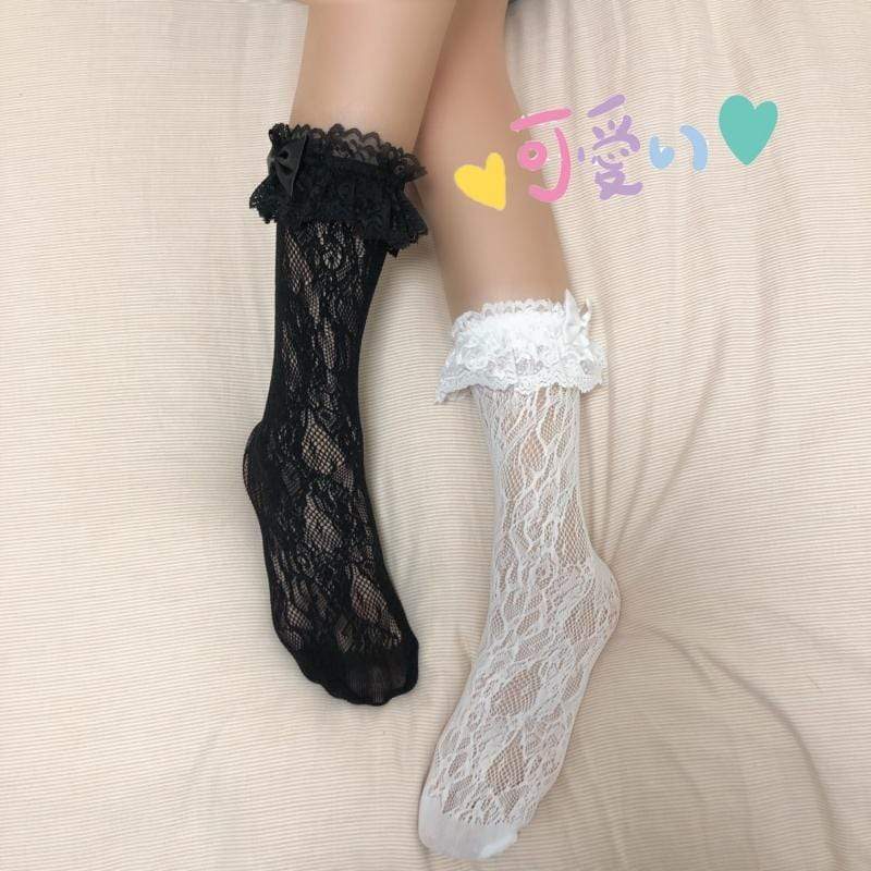 Lolita Lace Patterns Socks-Kawaiifashion