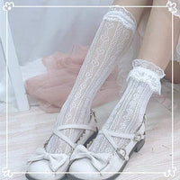 Носки Lolita с кружевными оборками - Kawaiifashion
