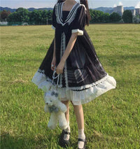 Vestido Falbala multicapa Lolita-Kawaiifashion