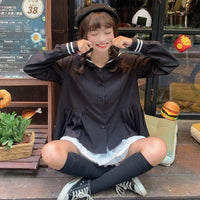 Camicia con colletto Lolita Peter Pan - Kawaiifashion