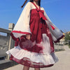 Lolita Ruffles V-neck Falbala Dress-Kawaiifashion