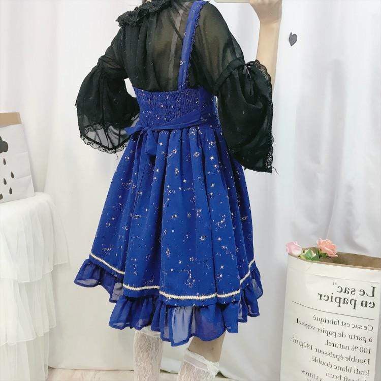 Vestido lencero lolita con lazo - Kawaiifashion