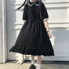Harajuku Falbala Lace Ruffles Dress-Kawaiifashion