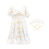 Lolita Square Collar Dress With Bowknot-Kawaiifashion