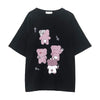 Women's Cute Bear Printed Maxi T-shirts-Kawaiifashion