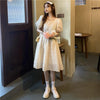 Women's Harajuku Square Collar Loosed Dresses-Kawaiifashion