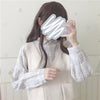 Women's Harajuku V-neck Kintted Waistcoats With Pocket-Kawaiifashion