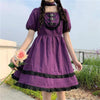 Women's Lolita Lace Ruffles Circle Dresses-Kawaiifashion