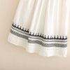Kawaiifashion One Size Women's Vintage Striped Hem A-line Skirts