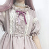 Lolita Lace Ruffles Short Sleeved Dress - Kawaiifashion