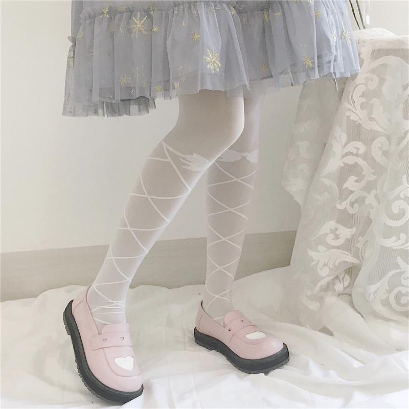 Кружевные носки с бантом в стиле Лолита - Kawaiifashion