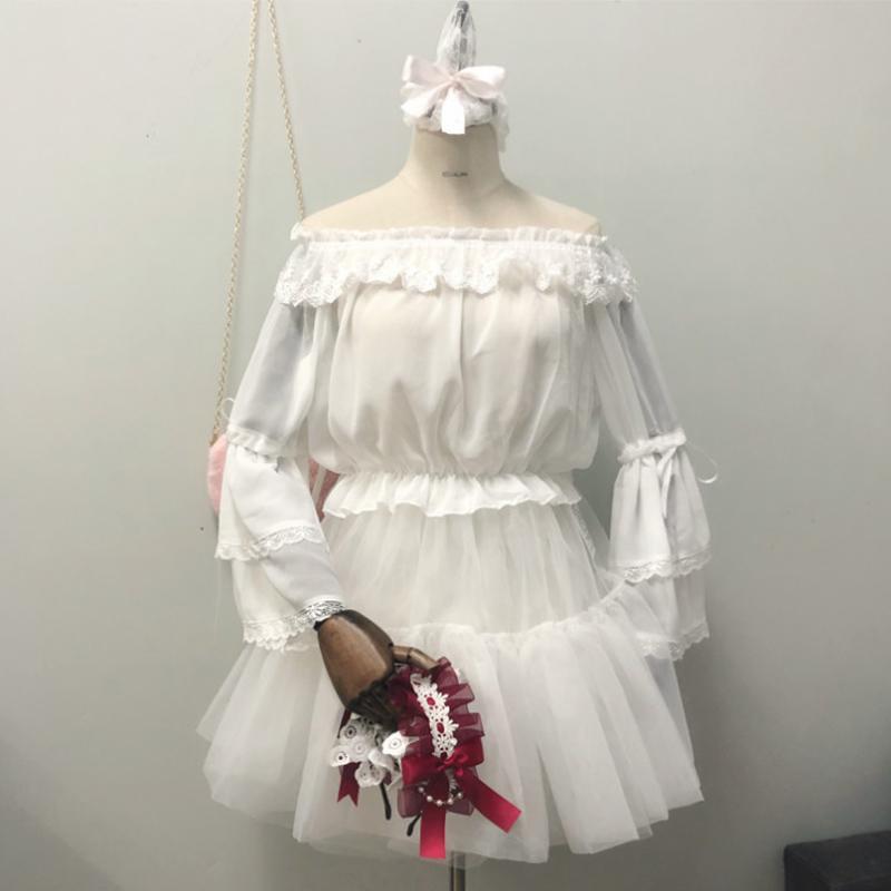Многослойная сетчатая юбка Lolita - Kawaiifashion