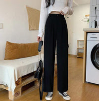 Women's Casual High-waisted Loose Pants-Kawaiifashion