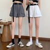 Women's Casual Solid Color Wide-legged Shorts-Kawaiifashion