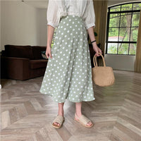 Women's Cute Polka Dots Suspender Skirts-Kawaiifashion