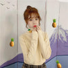 Women's Fruit Solid Color Turtleneck Sweatshirt-Kawaiifashion