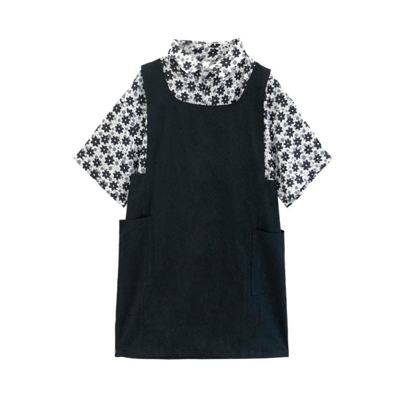 Women's Gothic Loosed Overall Dresses With Pocket-Kawaiifashion