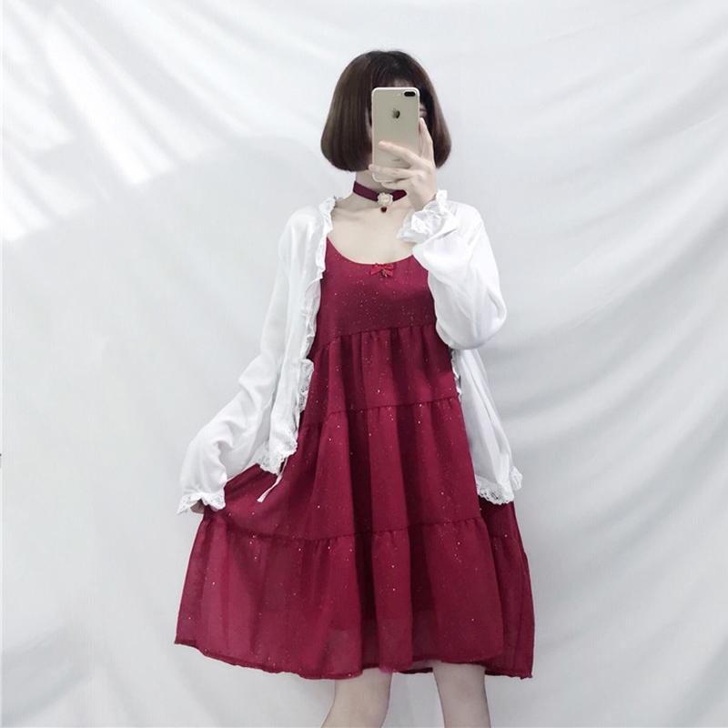 Women's High-waist Sleeveless Dress-Kawaiifashion