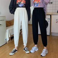 Pantalon de jogging décontracté à la mode coréenne pour femmes