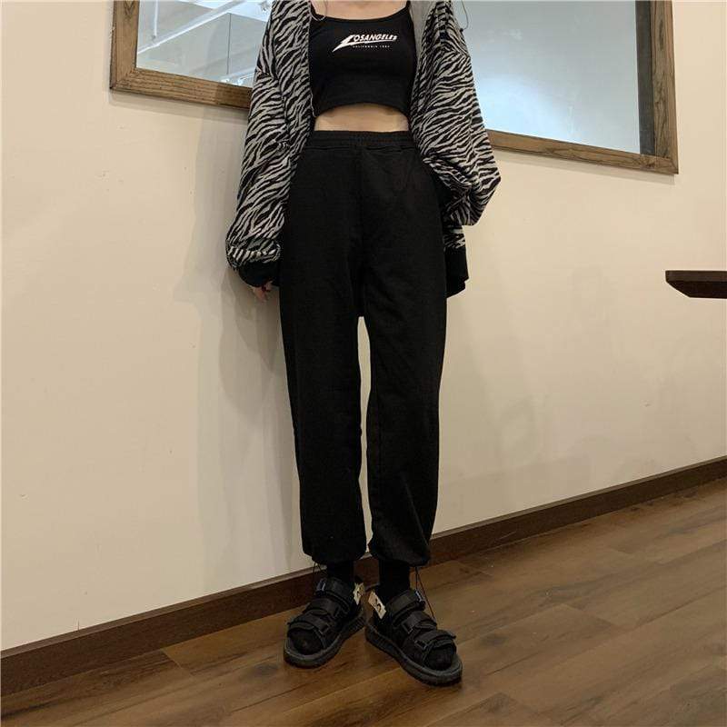Pantalon de sport décontracté à la mode coréenne pour femmes