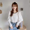 Women's Korean Fashion Cutout Lace-up Shirts
