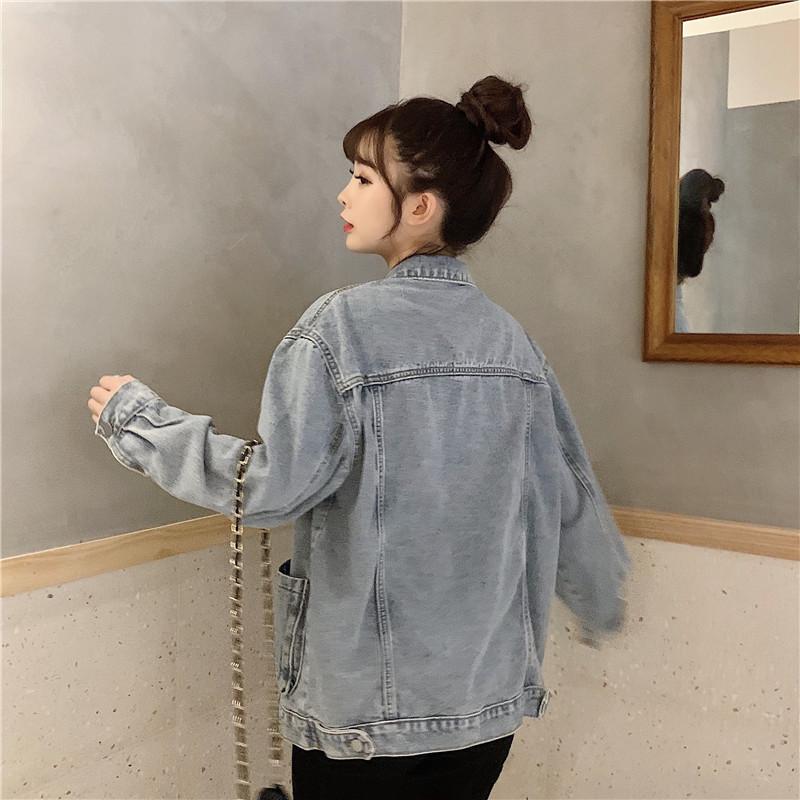 Manteaux en jean de la mode coréenne pour femmes-Kawaiifashion